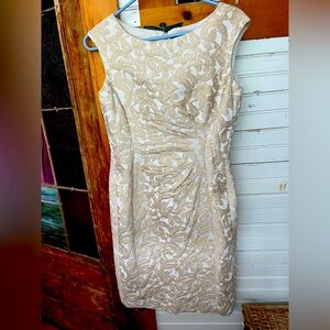 Ralph Lauren size 4 cocktail dress Cream